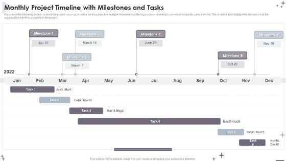 Project Administration Bundle Monthly Project Timeline With Milestones And Tasks Mockup PDF Project Administration Bundle Monthly Project Timeline With Milestones And Tasks Mockup PDF