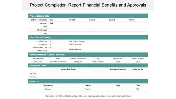 Project_Completion_Report_Financial_Benefits_And_Approvals_Ppt_PowerPoint_Presentation_Gallery_Example_Slide_1.jpg