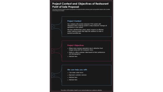 Project_Context_And_Objectives_Of_Restaurant_Point_Of_Sale_Proposal_One_Pager_Sample_Example_Document_Slide_1.jpg