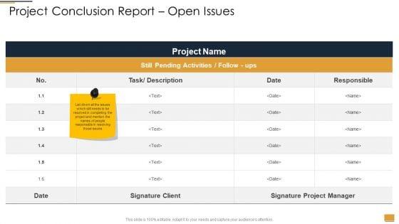 Project_Ideation_And_Administration_Project_Conclusion_Report_Open_Issues_Pictures_PDF_Slide_1.jpg