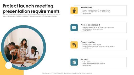 Project Launch Meeting Presentation Requirements Demonstration PDF Project Launch Meeting Presentation Requirements Demonstration PDF