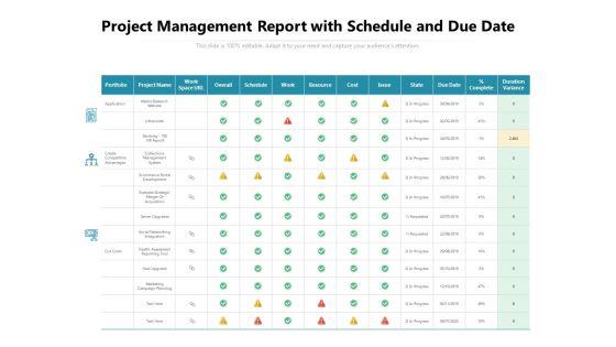 Project_Management_Report_With_Schedule_And_Due_Date_Ppt_PowerPoint_Presentation_File_Skills_PDF_Slide_1.jpg