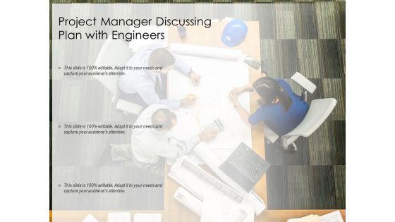 Project Manager Discussing Plan With Engineers Ppt PowerPoint Presentation Outline Elements PDF Project Manager Discussing Plan With Engineers Ppt PowerPoint Presentation Outline Elements PDF