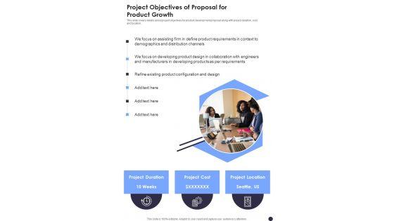 Project_Objectives_Of_Proposal_For_Product_Growth_One_Pager_Sample_Example_Document_Slide_1.jpg