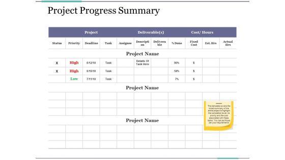 Project_Progress_Summary_Ppt_PowerPoint_Presentation_Model_Microsoft_Slide_1.jpg