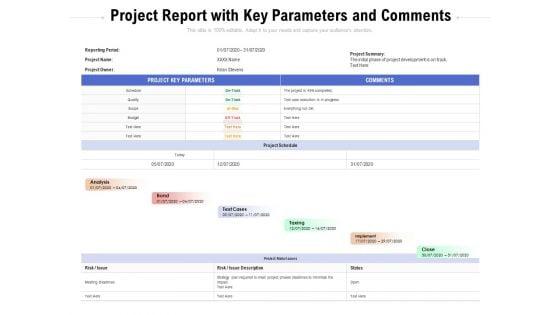 Project_Report_With_Key_Parameters_And_Comments_Ppt_PowerPoint_Presentation_Ideas_Information_PDF_Slide_1.jpg