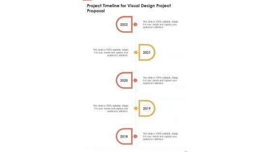 Project Timeline For Visual Design Project Proposal One Pager Sample Example Document Project Timeline For Visual Design Project Proposal One Pager Sample Example Document