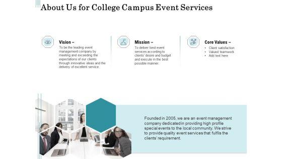 Promoting_University_Event_About_Us_For_College_Campus_Event_Services_Ppt_Model_Example_PDF_Slide_1.jpg