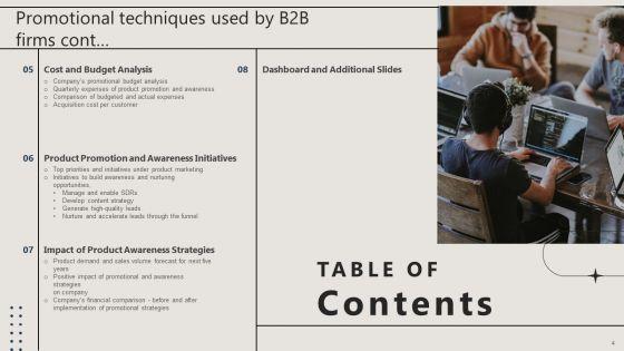 Promotion_Techniques_Used_By_B2B_Firms_Ppt_PowerPoint_Presentation_Complete_Deck_With_Slides_Slide_4.jpg