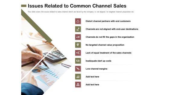 Promotional_Channels_And_Action_Plan_For_Increasing_Revenues_Issues_Related_To_Common_Channel_Sales_Infographics_PDF_Slide_1.jpg
