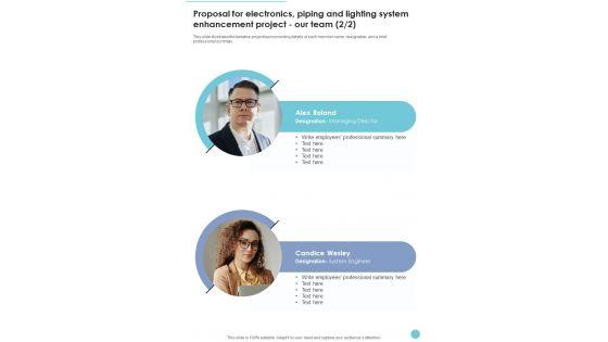 Proposal_Electronics_Piping_Lighting_System_Enhancement_Project_Our_Team_One_Pager_Sample_Example_Document_Slide_2.jpg