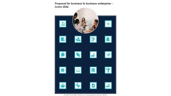 Proposal_For_Business_To_Business_Enterprise_Icons_Slide_One_Pager_Sample_Example_Document_Slide_1.jpg