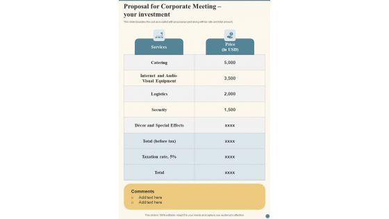 Proposal_For_Corporate_Meeting_Your_Investment_One_Pager_Sample_Example_Document_Slide_1.jpg