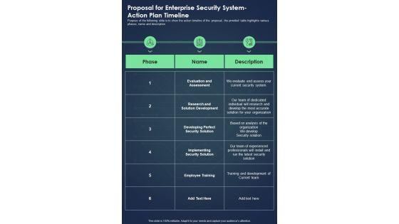 Proposal_For_Enterprise_Security_System_Action_Plan_Timeline_One_Pager_Sample_Example_Document_Slide_1.jpg