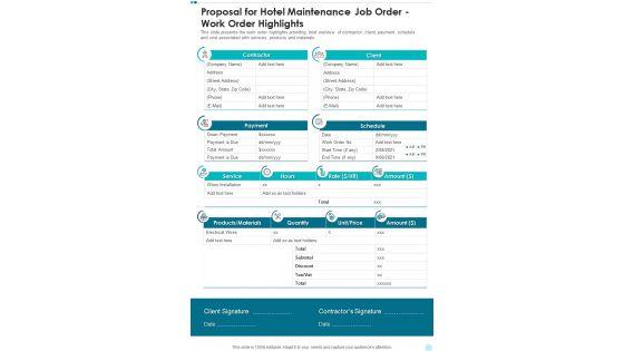 Proposal_For_Hotel_Maintenance_Job_Order_Work_Order_Highlights_One_Pager_Sample_Example_Document_Slide_1.jpg