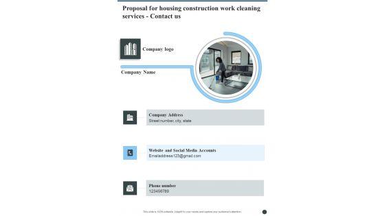 Proposal_For_Housing_Construction_Work_Cleaning_Services_Contact_Us_One_Pager_Sample_Example_Document_Slide_1.jpg