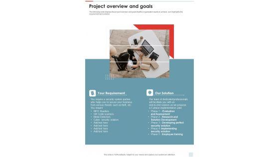Proposal_For_Installing_Radio_Frequency_Identification_Project_Overview_And_Goals_One_Pager_Sample_Example_Document_Slide_1.jpg