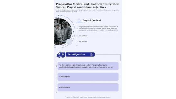 Proposal_For_Medical_And_Healthcare_Integrated_System_Project_Context_One_Pager_Sample_Example_Document_Slide_1.jpg