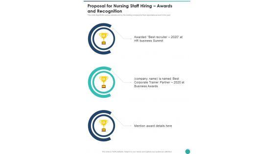 Proposal_For_Nursing_Staff_Hiring_Awards_And_Recognition_One_Pager_Sample_Example_Document_Slide_1.jpg
