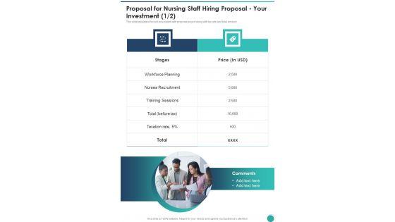 Proposal_For_Nursing_Staff_Hiring_Proposal_Your_Investment_One_Pager_Sample_Example_Document_Slide_1.jpg
