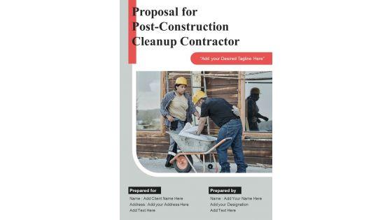 Proposal_For_Post_Construction_Cleanup_Contractor_Example_Document_Report_Doc_Pdf_Ppt_Slide_1.jpg