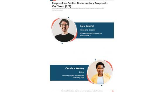 Proposal_For_Publish_Documentary_Proposal_Our_Team_One_Pager_Sample_Example_Document_Slide_2.jpg