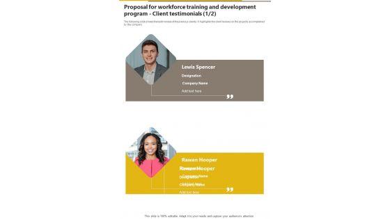 Proposal_For_Workforce_Training_And_Development_Program_Client_Testimonials_One_Pager_Sample_Example_Document_Slide_1.jpg