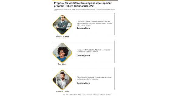 Proposal_For_Workforce_Training_And_Development_Program_Client_Testimonials_One_Pager_Sample_Example_Document_Slide_2.jpg