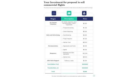 Proposal_To_Sell_Commercial_Flights_Example_Document_Report_Doc_Pdf_Ppt_Slide_13.jpg