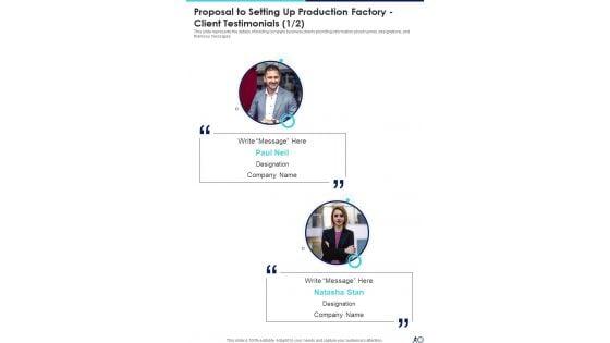 Proposal_To_Setting_Up_Production_Factory_Client_Testimonials_One_Pager_Sample_Example_Document_Slide_1.jpg