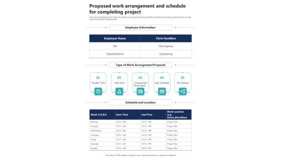 Proposed_Work_Arrangement_And_Schedule_Project_Work_Arrangement_One_Pager_Sample_Example_Document_Slide_1.jpg
