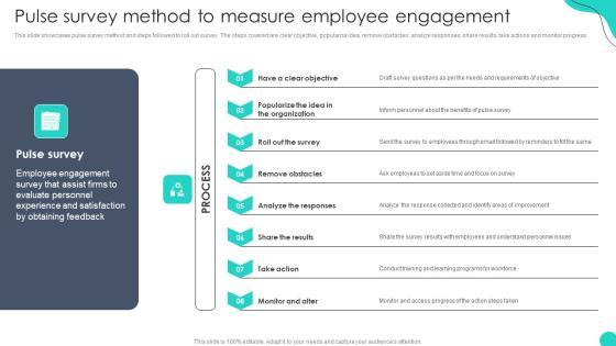 Pulse Survey Method To Measure Employee Engagement Optimizing HR Communication Strategies Ideas PDF Pulse Survey Method To Measure Employee Engagement Optimizing HR Communication Strategies Ideas PDF