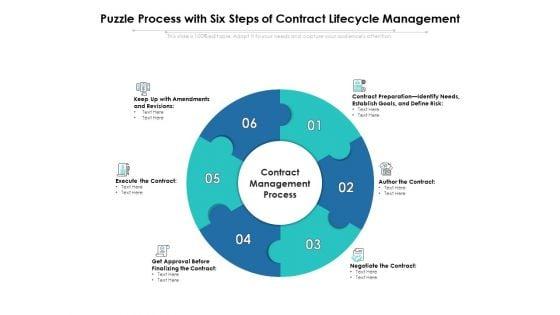 Puzzle_Process_With_Six_Steps_Of_Contract_Lifecycle_Management_Ppt_PowerPoint_Presentation_Summary_Templates_PDF_Slide_1.jpg