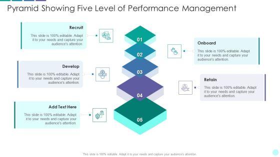 Pyramid Showing Five Level Of Performance Management Slide2 Elements PDF Pyramid Showing Five Level Of Performance Management Slide2 Elements PDF