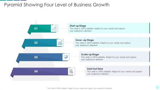 Pyramid Showing Four Level Of Business Growth Rules PDF Pyramid Showing Four Level Of Business Growth Rules PDF