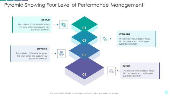 Pyramid Showing Four Level Of Performance Management Slide2 Summary PDF Pyramid Showing Four Level Of Performance Management Slide2 Summary PDF