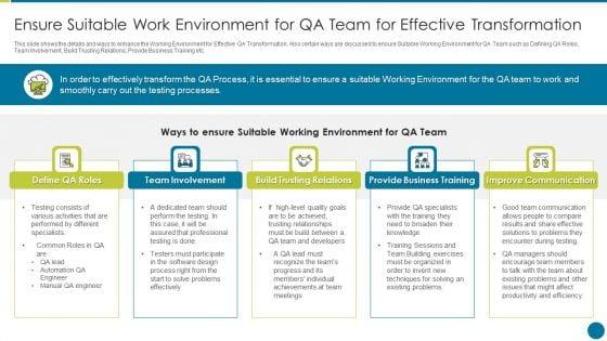 QA_Modification_For_Product_Quality_Development_And_Consumer_Satisfaction_Ensure_Suitable_Work_Environment_Ideas_PDF_Slide_1.jpg