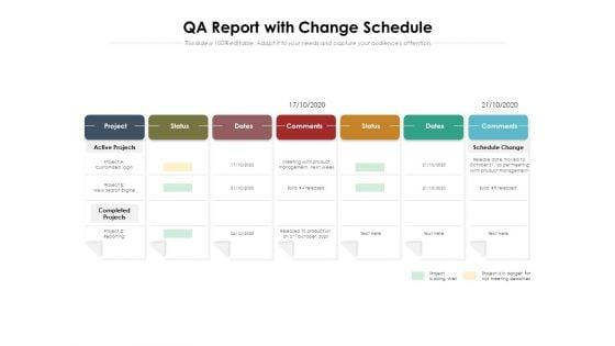 QA_Report_With_Change_Schedule_Ppt_PowerPoint_Presentation_Gallery_Diagrams_PDF_Slide_1.jpg
