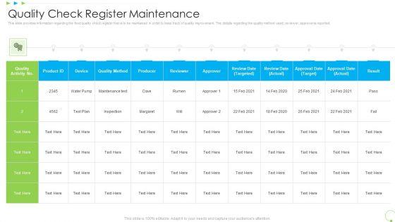 Quality_Check_Register_Maintenance_Uplift_Food_Production_Company_Quality_Standards_Introduction_PDF_Slide_1.jpg