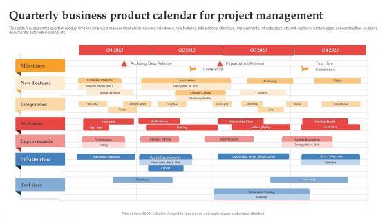 Quarterly Business Product Calendar For Project Management Ppt Show Gallery PDF Quarterly_Business_Product_Calendar_For_Project_Management_Ppt_Show_Gallery_PDF_Slide_1.jpg