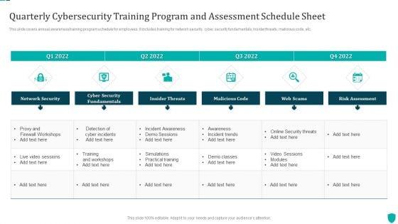 Quarterly_Cybersecurity_Training_Program_And_Assessment_Schedule_Sheet_Elements_PDF_Slide_1.jpg