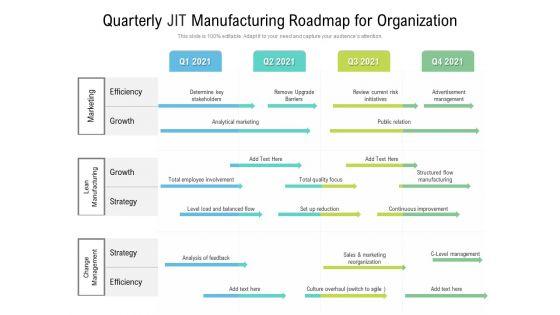 Quarterly_JIT_Manufacturing_Roadmap_For_Organization_Brochure_Slide_1.jpg