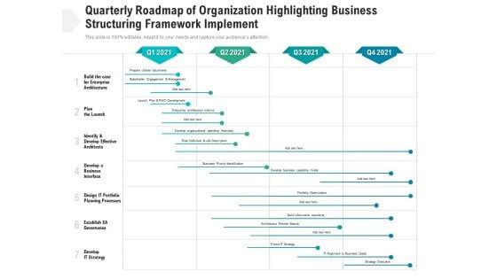 Quarterly_Roadmap_Of_Organization_Highlighting_Business_Structuring_Framework_Implement_Icons_Slide_1.jpg