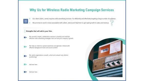 Radio_Marketing_Plan_Product_Launch_Why_Us_For_Wireless_Radio_Marketing_Campaign_Services_Diagrams_PDF_Slide_1.jpg