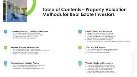 Real_Estate_Valuation_Approaches_For_Property_Shareholders_Table_Of_Contents_Property_Valuation_Methods_For_Real_Estate_Investors_Background_PDF_Slide_1.jpg