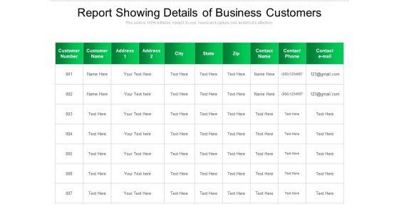 Report_Showing_Details_Of_Business_Customers_Ppt_PowerPoint_Presentation_Outline_Influencers_PDF_Slide_1.jpg