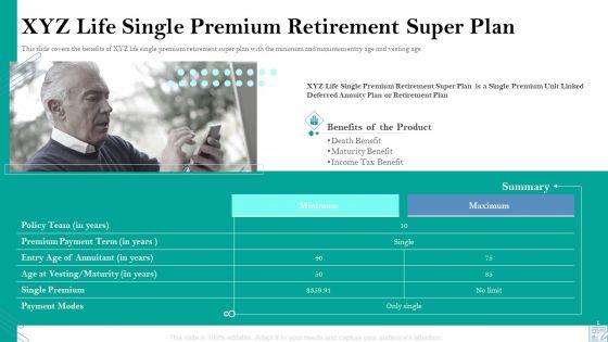 Retirement_Insurance_Benefit_Plan_XYZ_Life_Single_Premium_Retirement_Super_Plan_Ppt_Inspiration_Visuals_PDF_Slide_1.jpg