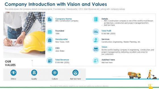 Rising_Construction_Defect_Claims_Against_The_Corporation_Company_Introduction_With_Vision_And_Values_Inspiration_PDF_Slide_1.jpg