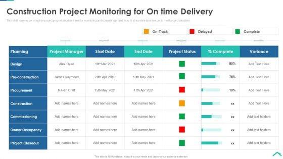 Risk_Analysis_Strategies_For_Real_Estate_Construction_Project_Construction_Project_Monitoring_Sample_PDF_Slide_1.jpg