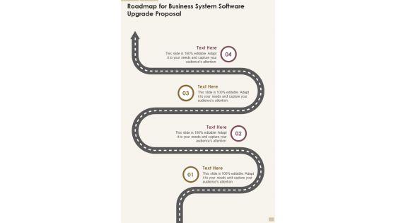 Roadmap_For_Business_System_Software_Upgrade_Proposal_One_Pager_Sample_Example_Document_Slide_1.jpg